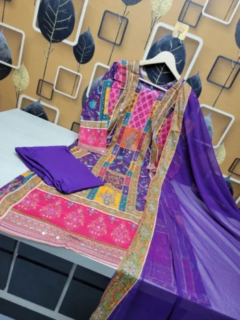 রাজস্থানী বুটিক্স থ্রি পিস