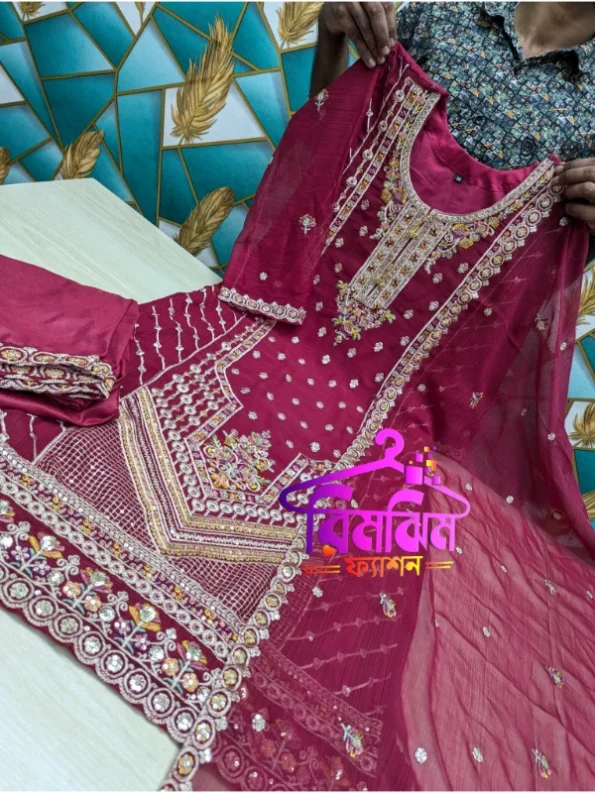 প্রিমিয়াম লাক্সারি জর্জেট ড্রেস