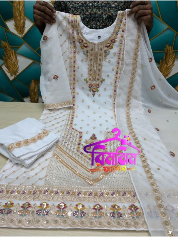 প্রিমিয়াম লাক্সারি জর্জেট ড্রেস