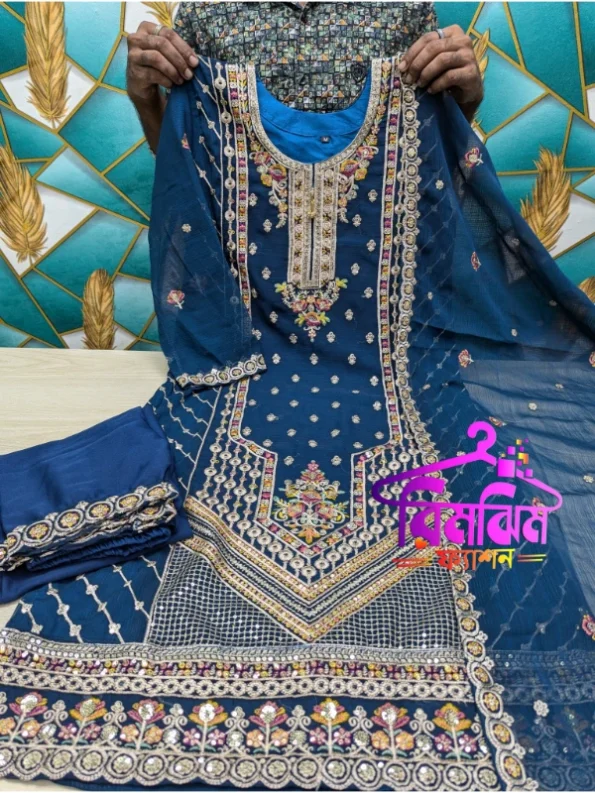 প্রিমিয়াম লাক্সারি জর্জেট ড্রেস