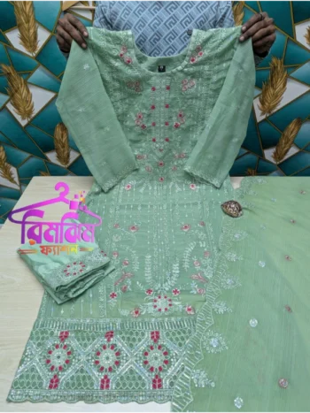 প্রিমিয়াম চিননের 4 পিস ড্রেস