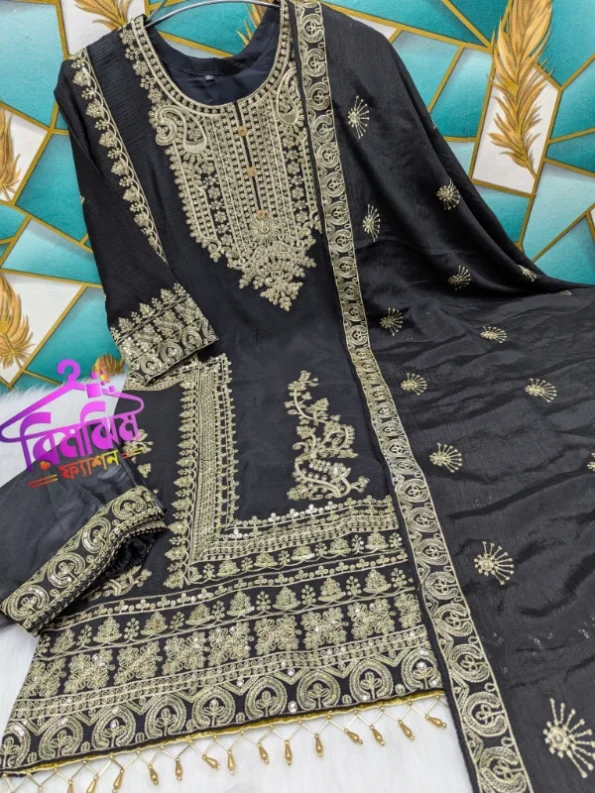 প্রিমিয়াম লাক্সারি জর্জেট ড্রেস