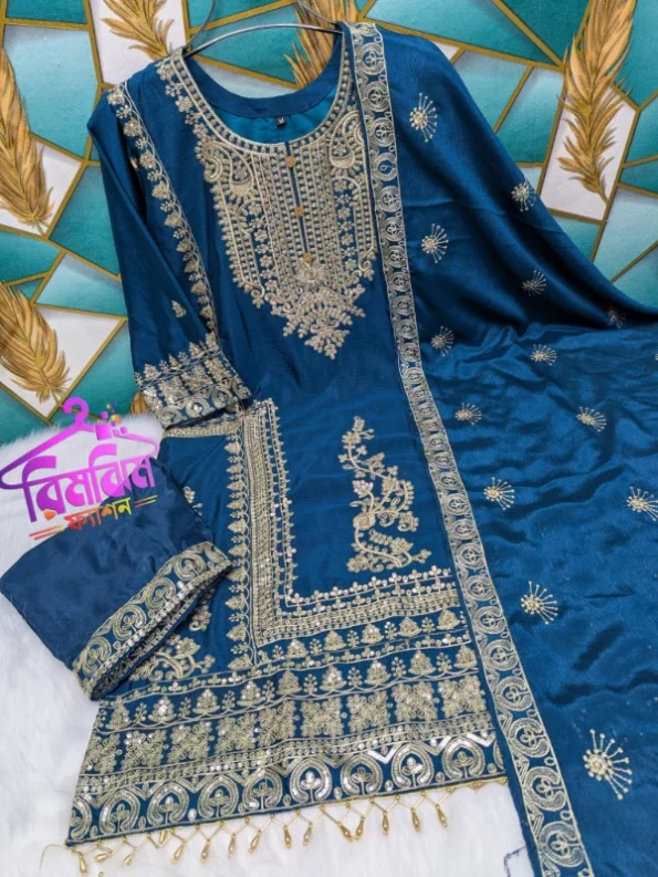 প্রিমিয়াম লাক্সারি জর্জেট ড্রেস