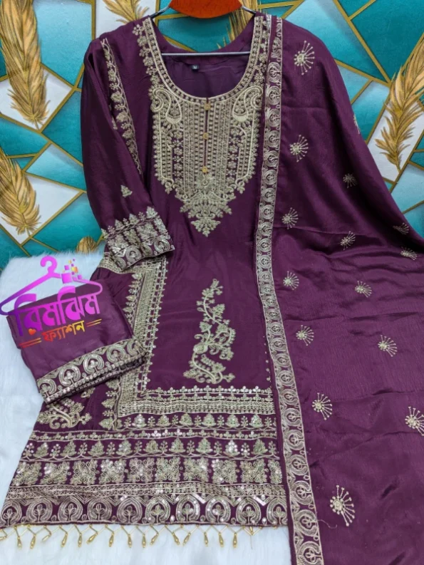 প্রিমিয়াম লাক্সারি জর্জেট ড্রেস