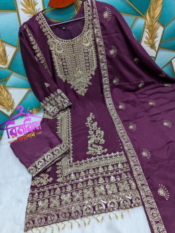 প্রিমিয়াম লাক্সারি জর্জেট ড্রেস