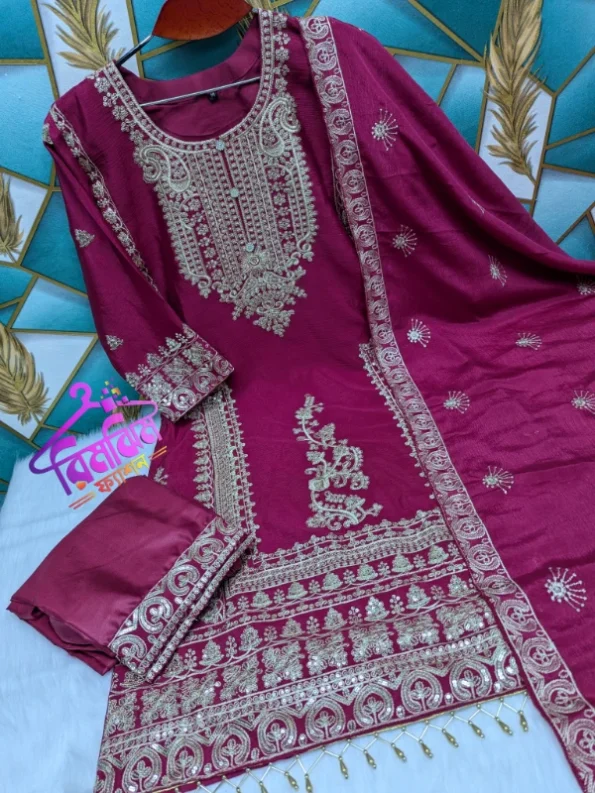 প্রিমিয়াম লাক্সারি জর্জেট ড্রেস