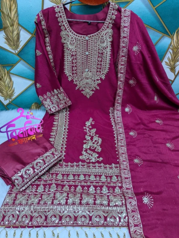 প্রিমিয়াম লাক্সারি জর্জেট ড্রেস