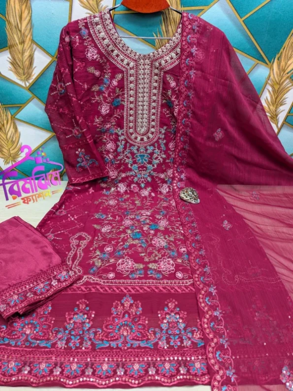 প্রিমিয়াম লাক্সারি জর্জেট ড্রেস