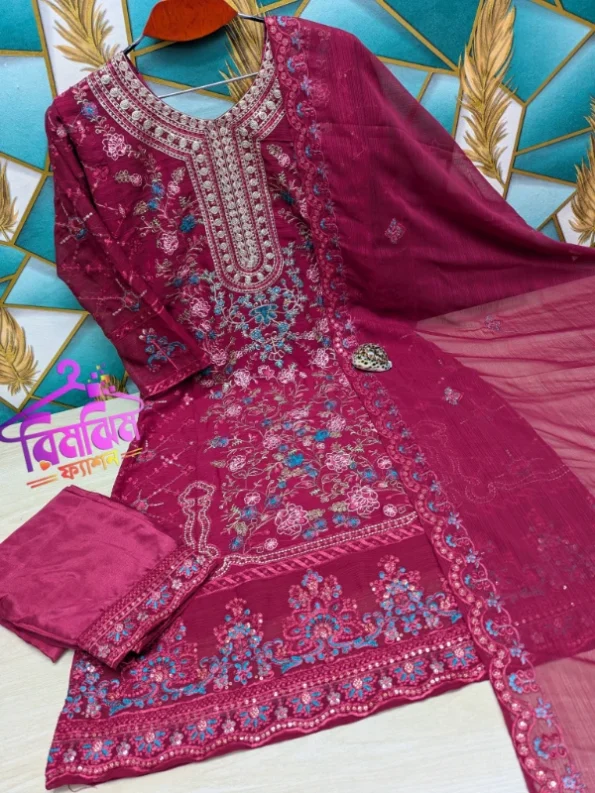 প্রিমিয়াম লাক্সারি জর্জেট ড্রেস